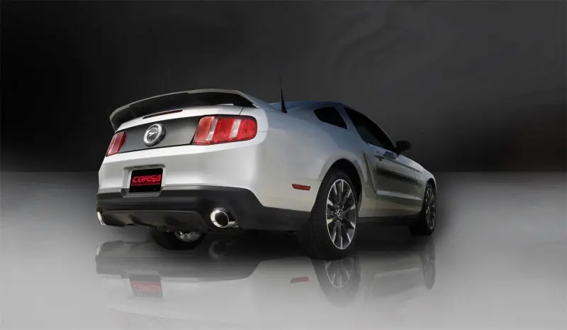 Corsa Performance Polished Sport Axle Back Exhaust 5.0L V8 Drone Free Sound 2011-2014 Ford Mustang Gt Boss 302 2