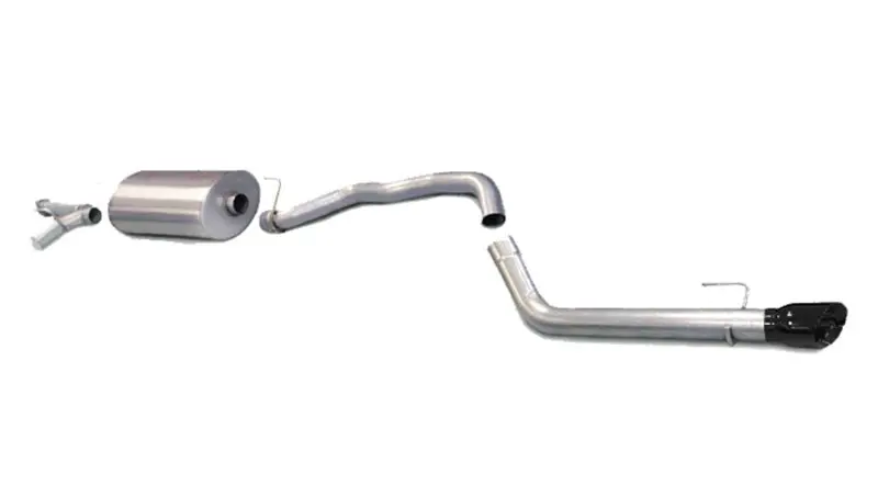 Corsa Performance Touring Cat-Back Exhaust With Black 4In Tip For Corsa 2008-2017 Toyota Sequoia 5.7L V8 1