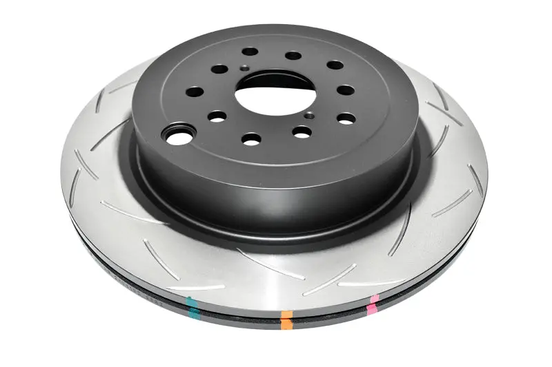 Dba 4000 Series Dual Drilled Rear Slotted Rotor High Carbon Heat Treated Iron For 08-10 Subaru Wrx Sti 2017 Subaru Brz Performance Package 1