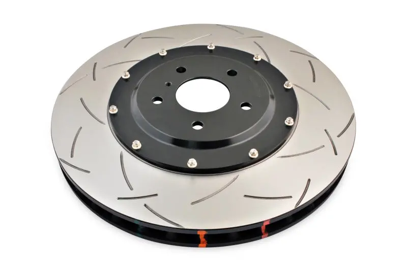 Dba Front Slotted 5000 Series Two Piece Rotor With Black Hat For 09-11 Nissan Gtr R35 1
