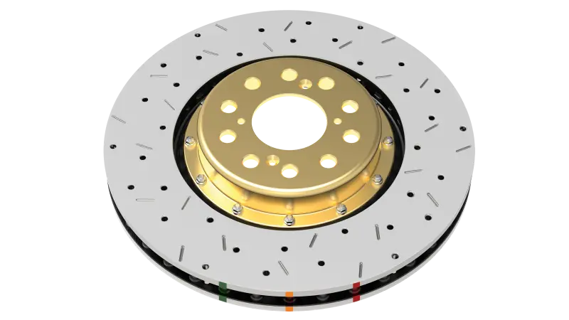 Dba Rear 5000 Series Drilled And Slotted Rotor Ring For 09-24 Nissan Gtr 2