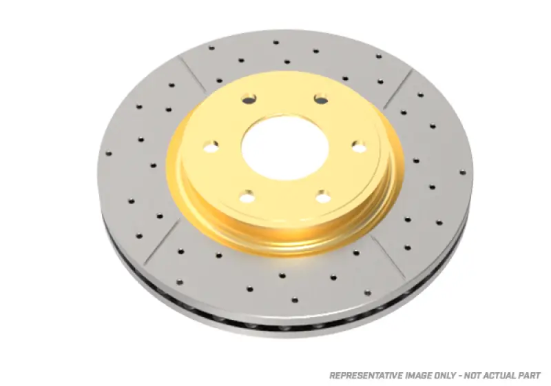 Dba Rear Dual Drilled Street Series Performance Rotor With Kangaroo Paw Ventilation For 08-10 Subaru Wrx Sti And 2017 Subaru Brz 1