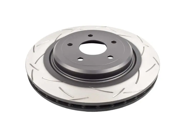 Dba Rear Slotted 4000 Series Rotor High Carbon Heat Treated Iron Kangaroo Paw Ventilation For 05-12 Corvette C6 Z06 Package 1