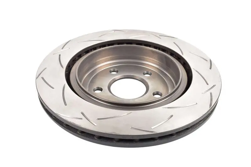 Dba Rear Slotted 4000 Series Rotor High Carbon Heat Treated Iron Kangaroo Paw Ventilation For 05-12 Corvette C6 Z06 Package 2
