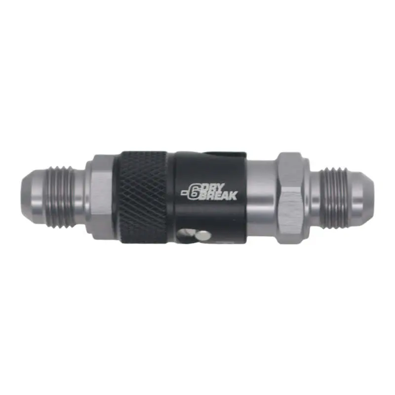 Deatschwerks 6An Male Flare Quick Disconnect Fitting 2 Anodized Matte Black 1