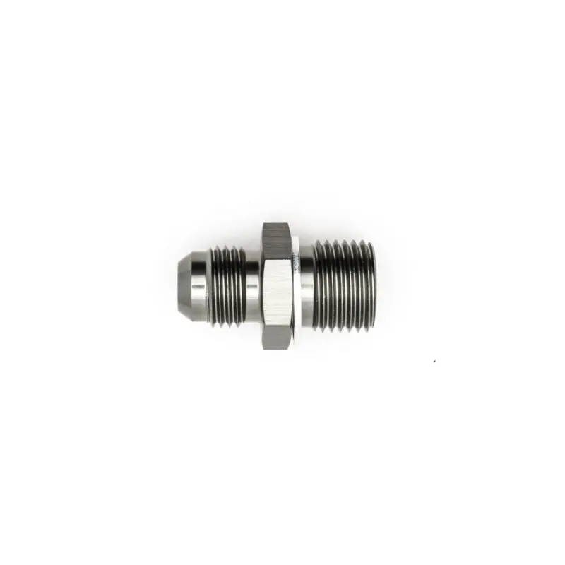 Deatschwerks 6An Male Flare To M16 X 1.5 Adapter Titanium (Incl. Crush Washer) 1
