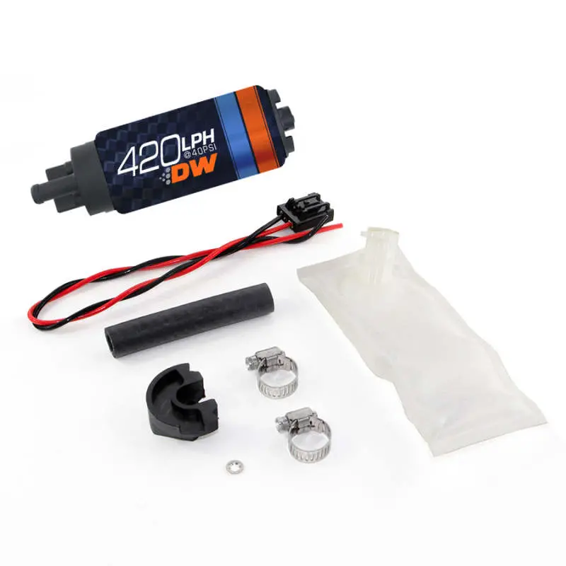 Deatschwerks Dw420 Series In-Tank Fuel Pump With Install Kit For Nissan S14/S15 1