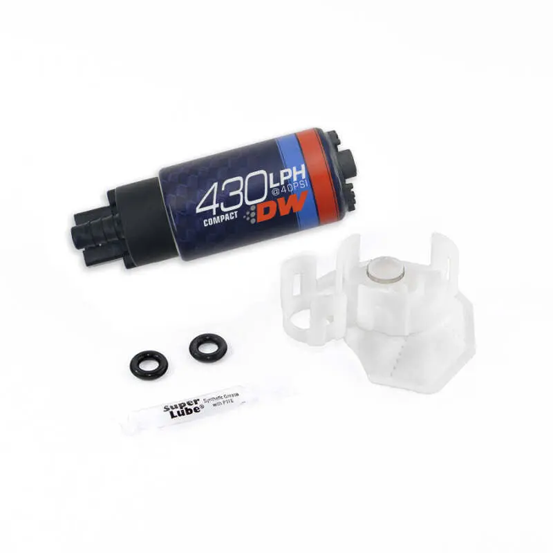 Deatschwerks Dw430c 430Lph Compact Fuel Pump For Mitsubishi Evo X / 12-16 Honda Civic 1