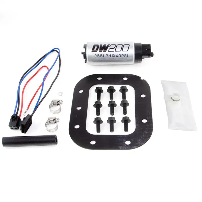 Deatschwerks In-Tank Fuel Pump Dw200 255 Lph For 86-89 Chevy Corvette 5.7L W/ Install Kit 1
