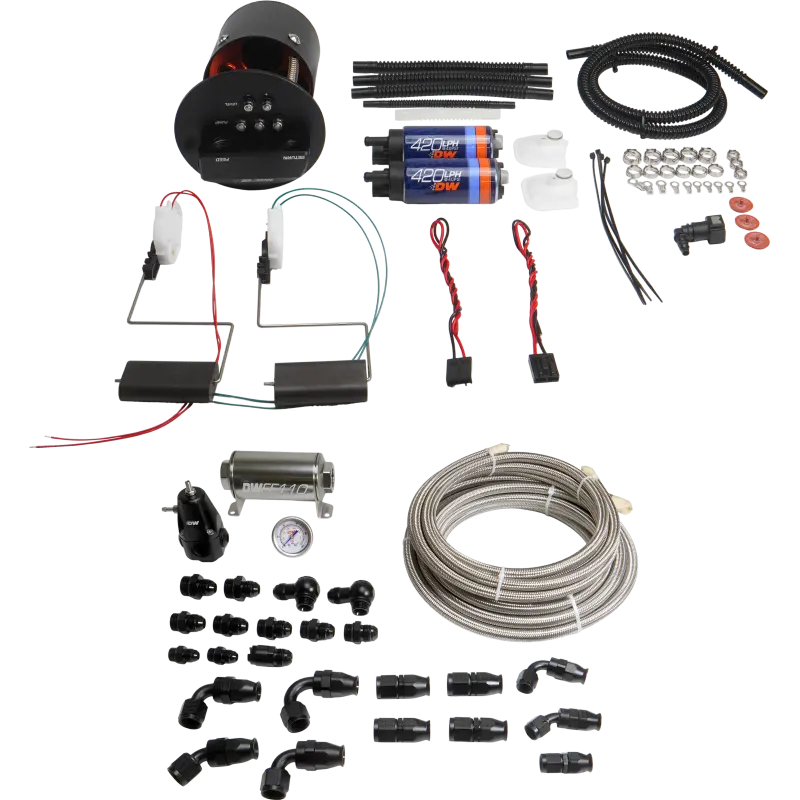 Deatschwerks X2 Module With Dw420 Pumps And Ptfe Plumbing Kit For Bmw 3-Series E36/E46 1