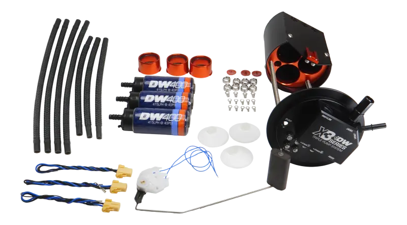 Deatschwerks X3 Module With Dw400 Pumps For 2005-2018 Chevrolet Silverado 1500 Base Custom High Country 1