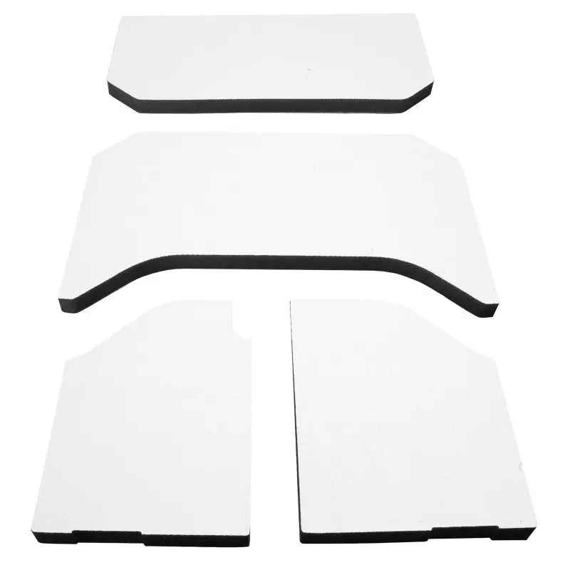 Dei 2011–2018 Jeep Wrangler Jk 4-Door Boom Mat Headliner – 4 Piece – White 1