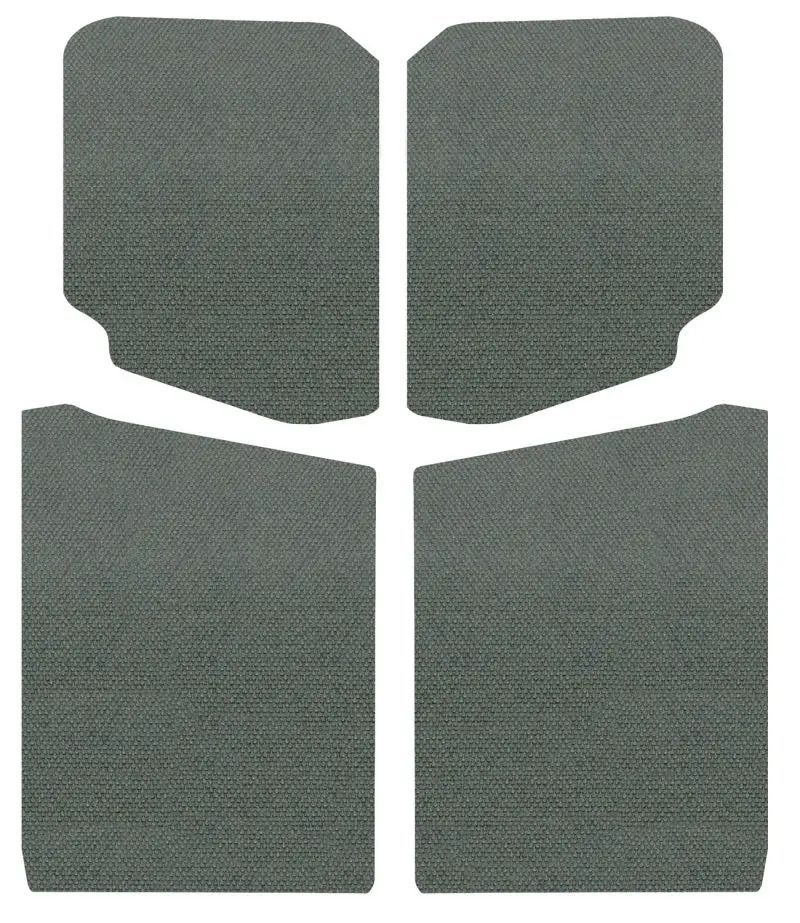 Dei 2018–2023 Jeep Wrangler Jl 2-Door Boom Mat Headliner – 5 Piece – Gray 1
