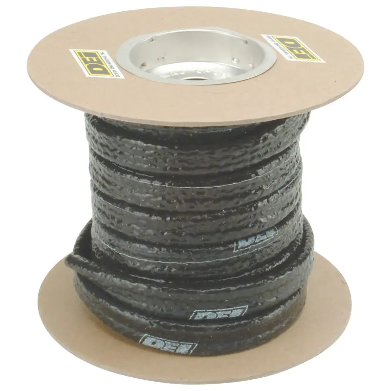Dei Fire Sleeve 3/8In I.D. X 100Ft Spool - Heat Resistant Braided Glass Sleeve - Vehicle Compatibility: N/A 1