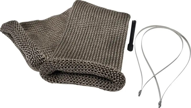 Dei Titanium Exhaust Sleeve 4In Knit - 12In Length 1