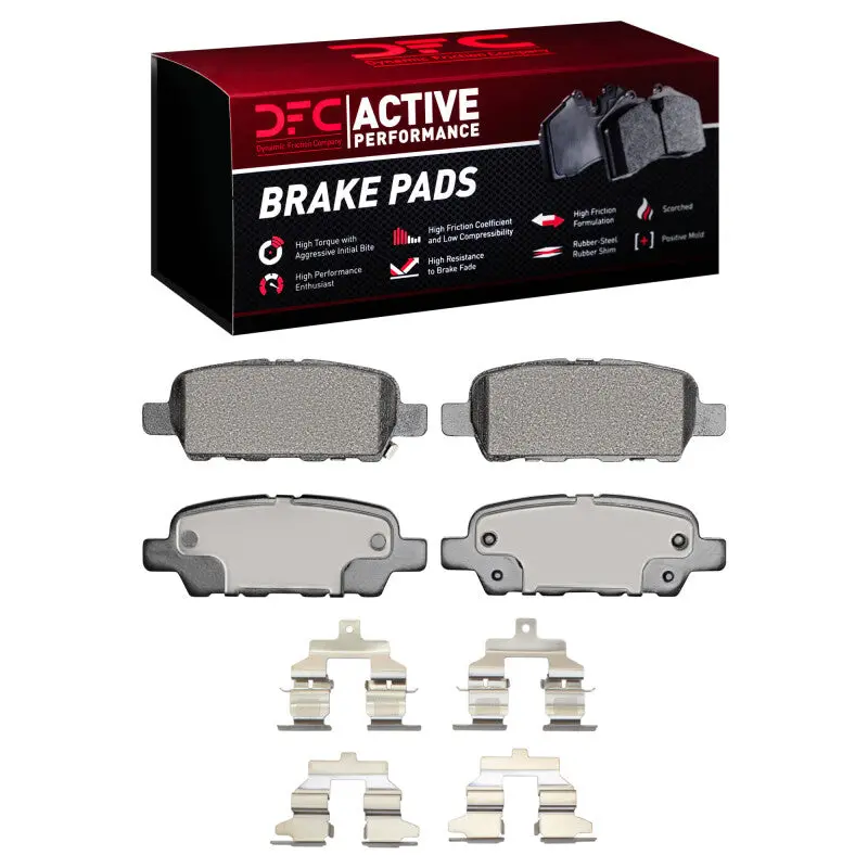 Dfc 02-25 Nissan Juke Rear Active Performance Pads And Hardware Kit 1