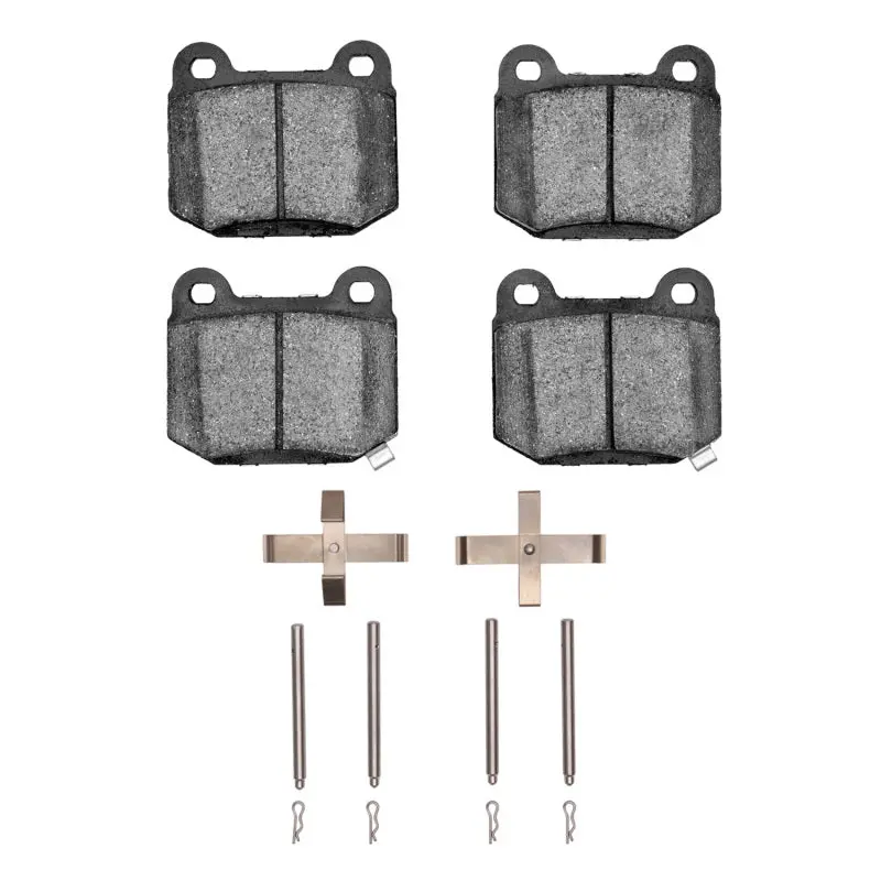 Dfc 03-25 Infiniti G35 Rear 5000 Low Metallic Brake Pads And Hardware Kit 1