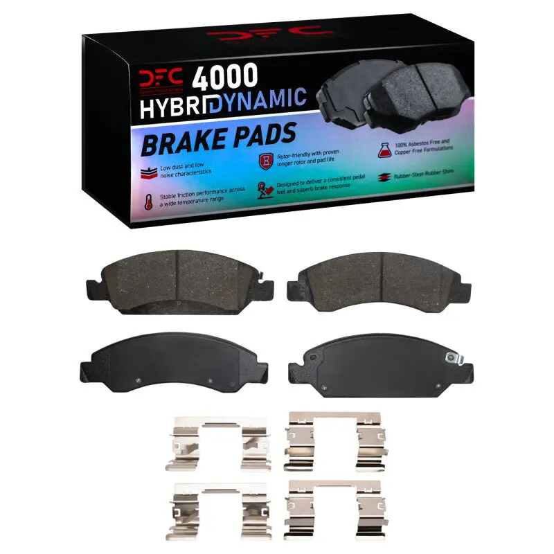 Dfc 05-18 Chevroletsilverado 1500Front 4000Hybridynamic Brakepads And Hardwarekit 1