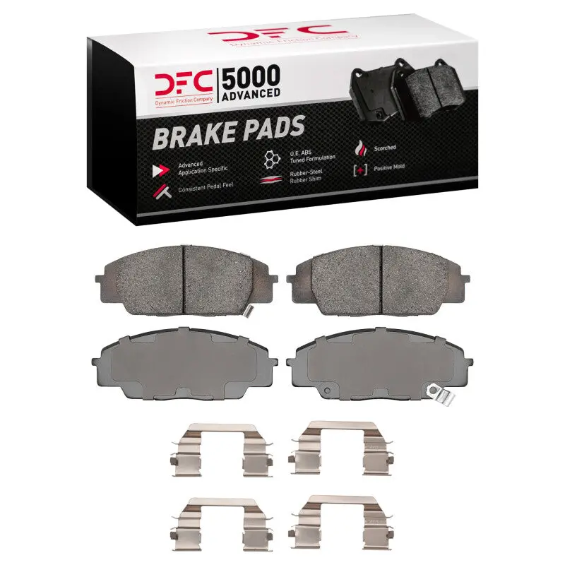 Dfc 06-11 Honda Civic Sedan Front Advanced Ceramic Brake Pads And Hardware Kit 1