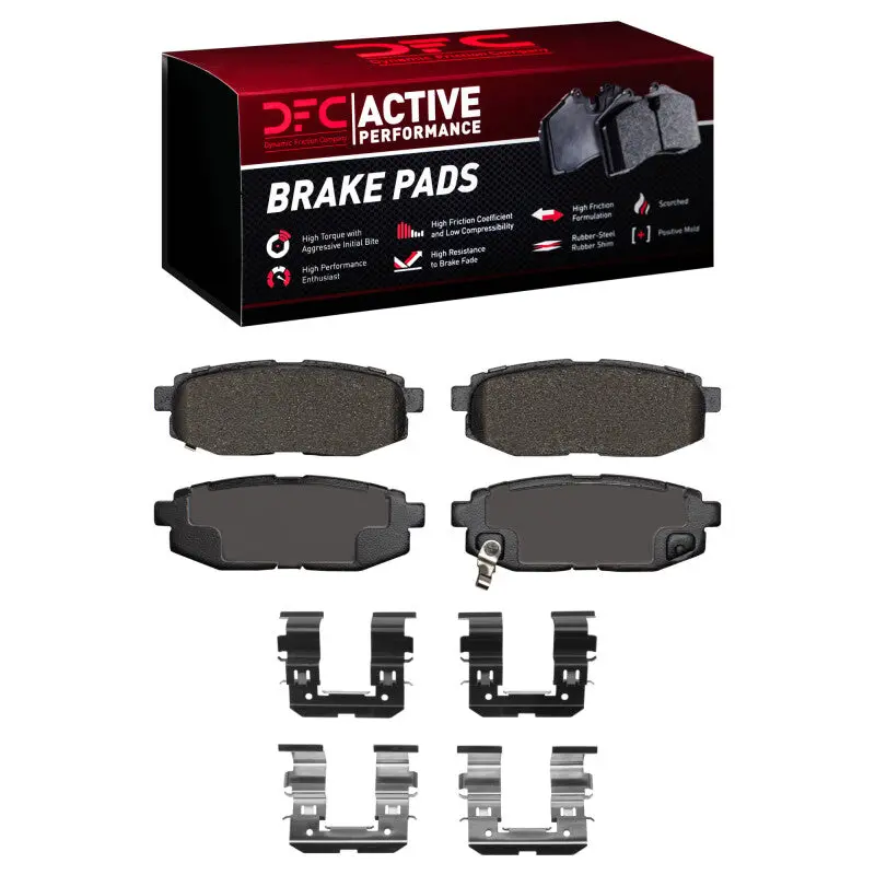 Dfc 06-25 Scion Fr-S Rear Active Performance Pads And Hardware Kit 1