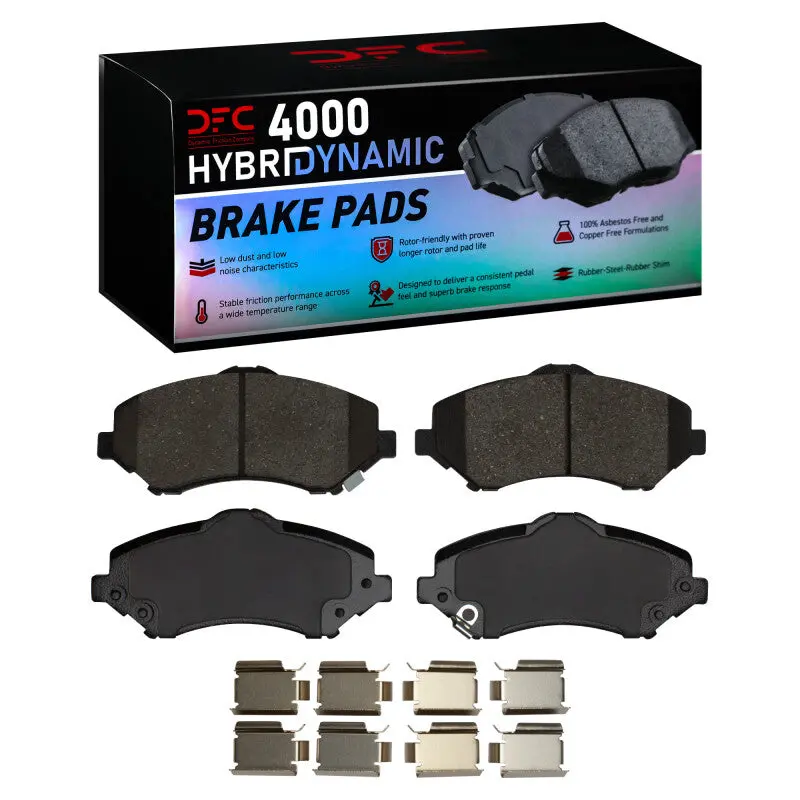 Dfc 07-18 Chrysler Town And Country Front 4000 Brake Pads And Hardware Kit 1