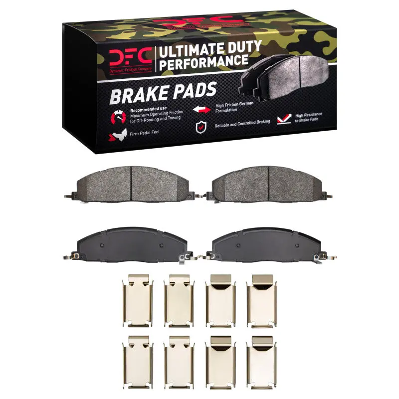 Dfc 09-18 Dodge Ram 3500 Rear Duty Performance Brake Pads Hardware Kit 1