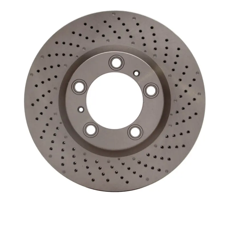Dfc 09-23 Porsche 911 Right Front Drilled Brake Rotor 1