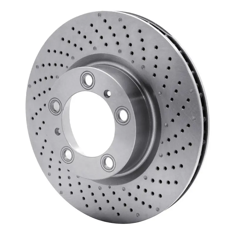 Dfc 09-23 Porsche 911 Right Front Drilled Brake Rotor 2