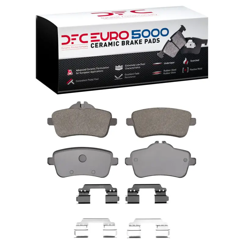 Dfc 12-20 Mercedes-Benz Gle400 Rear Euro5000 Ceramic Brake Pads And Hardware Kit 1