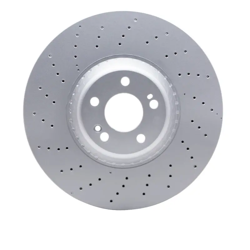 Dfc 14-17 Mercedes-Benz S550 Front Drilled Hi-Carbon Alloy Geomet Coated Rotor 1
