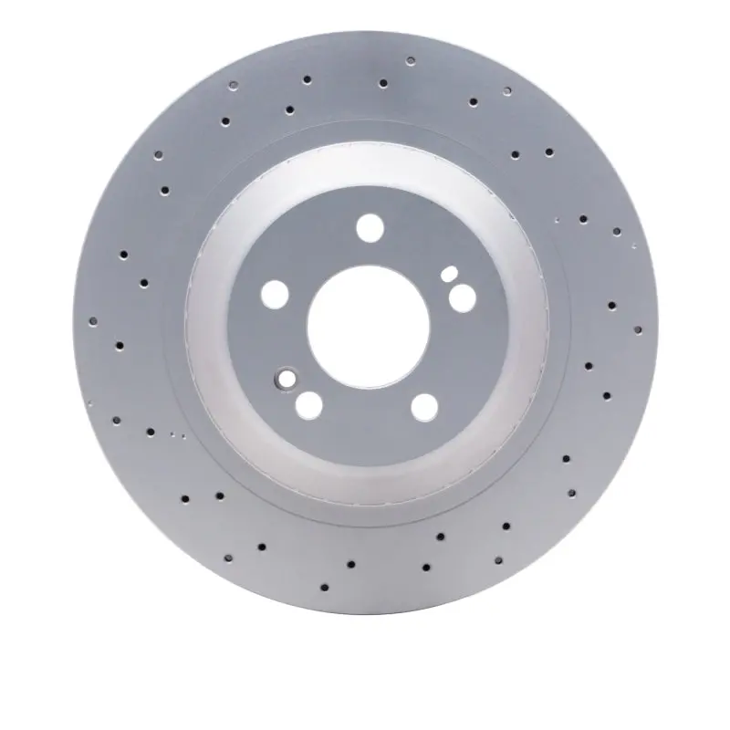 Dfc 14-21 Mercedes-Benz S550 Rear Drilled Hi-Carbon Alloy Geomet Coated Rotor 1
