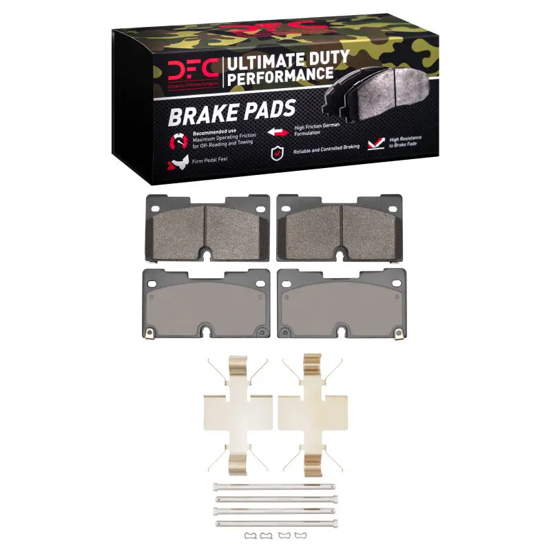Dfc 19-25 Cadillac Escalade Front Ultimate Duty Brake Pads Hardware Kit 1