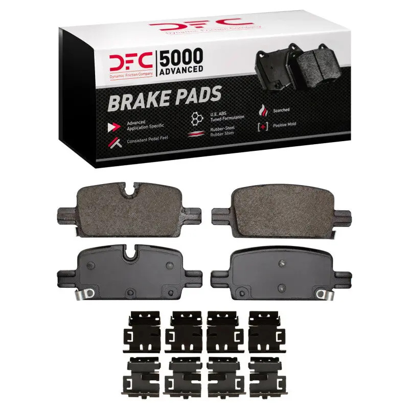 Dfc 19-26 Chevrolet Silverado 1500 Rear 5000 Ceramic Brake Pads Hardware Kit 1