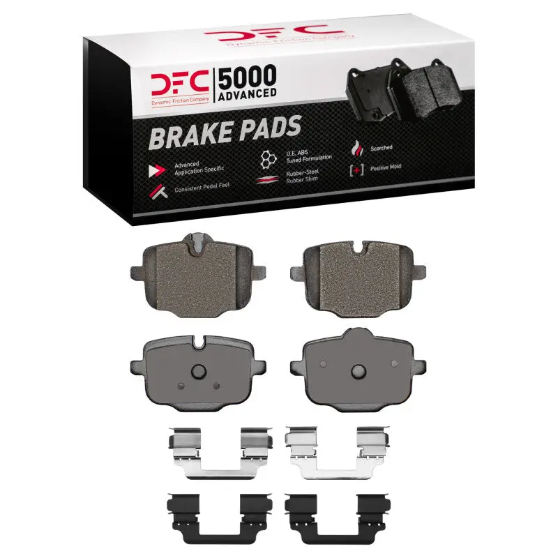 Dfc 20-25 Bmw X3 Rear 5000 Advanced Low Metallic Brake Pads And Hardware Kit 1