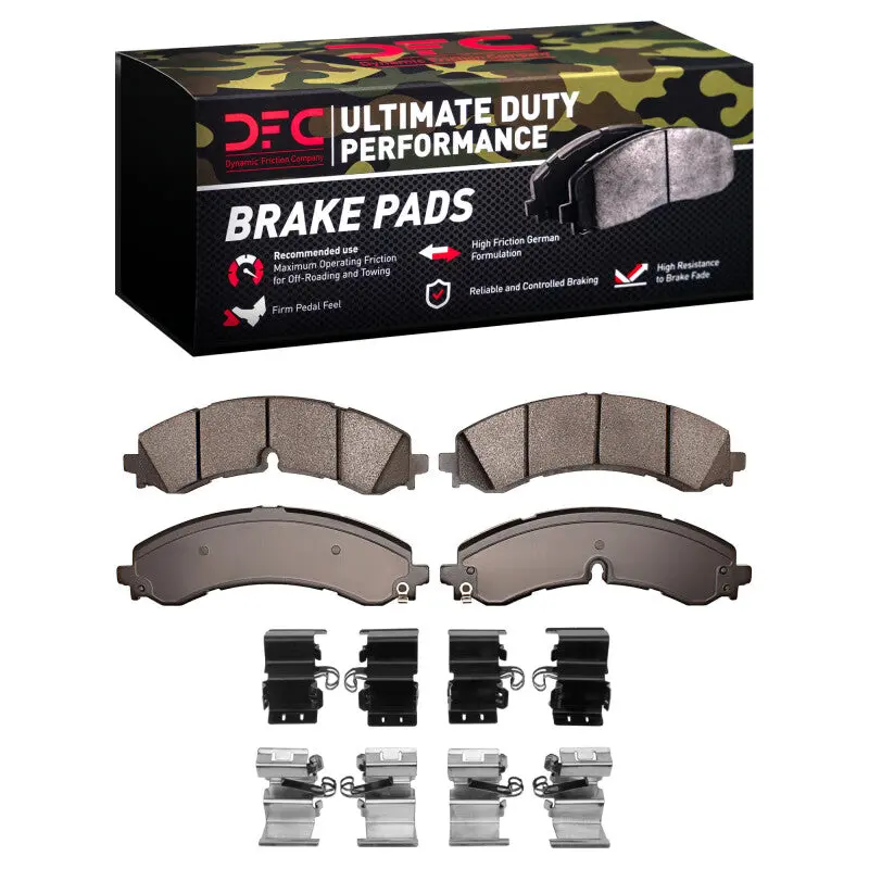 Dfc 20-25 Chevrolet Silverado 2500 Hd Front/Rear Duty Perf Pads And Hardware Kit 1