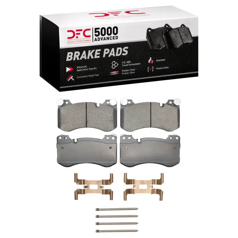 Dfc 21-25 Bmw M4 Front 5000 Advanced Low Metallic Brake Pads And Hardware Kit 1