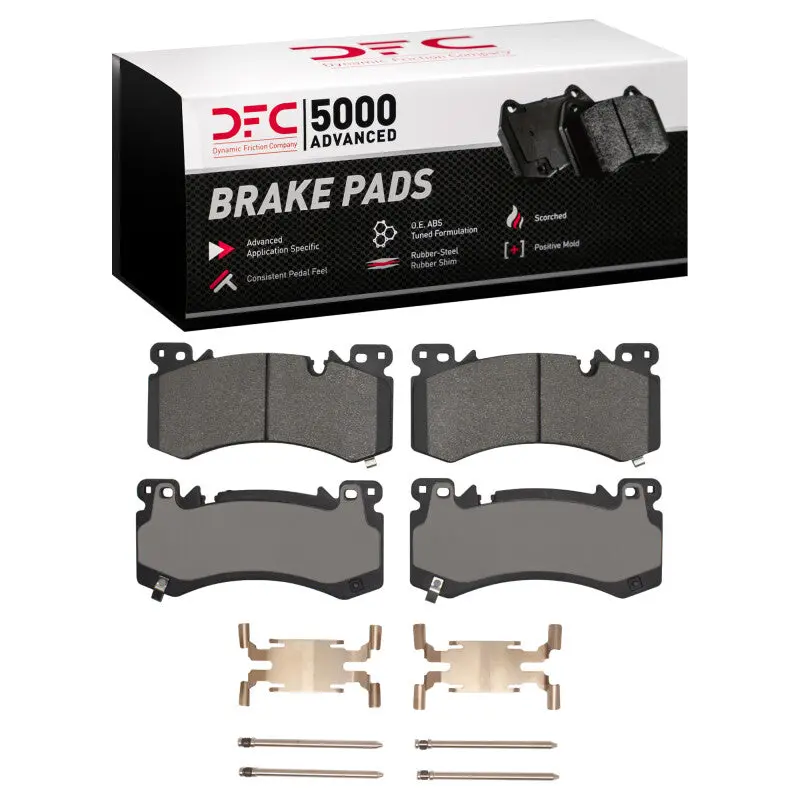 Dfc 21-25 Chevrolet Tahoe Front 5000 Low Metallic Brake Pads And Hardware Kit 1