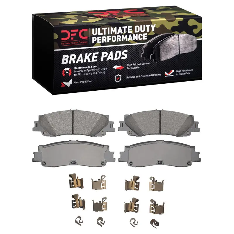 Dfc 22-25 Infiniti Qx80 Rear Ultimate Duty Performance Brake Pads Hardware Kit 1