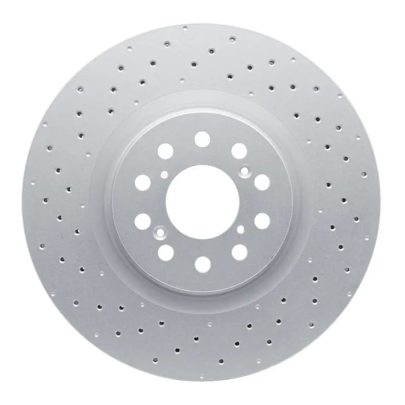 Dfc 23-26 Honda Civic Hatchback Front Drilled Hicarbon Alloy Geomet Coated Rotor 1