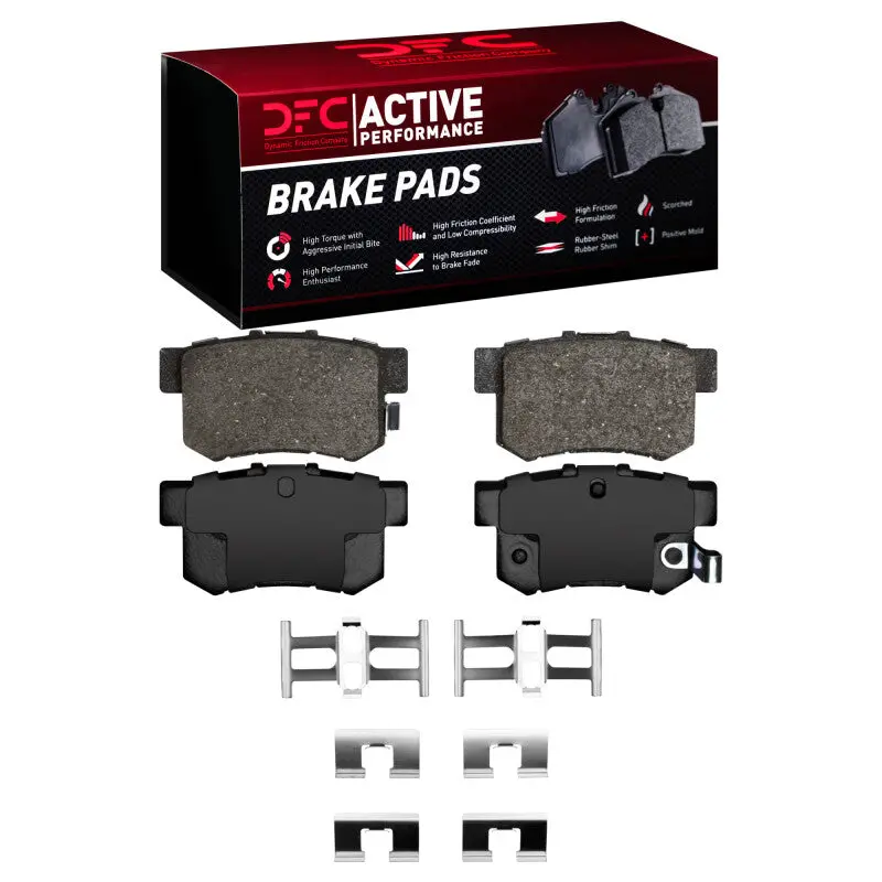 Dfc 87-22 Acura Csx Rear Active Performance Pads And Hardware Kit 1