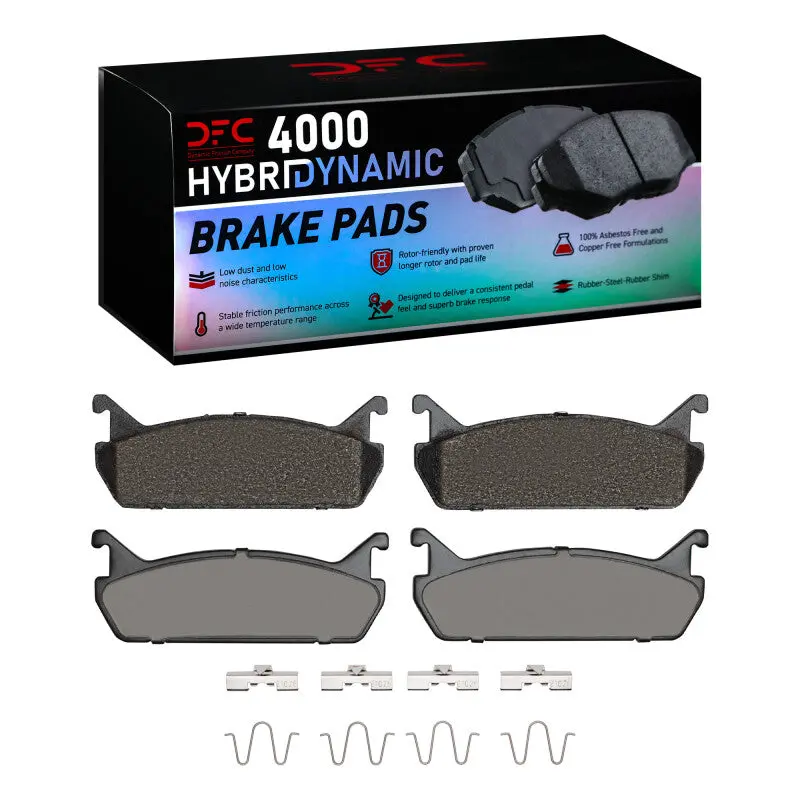 Dfc 90-93 Mazda Miata Rear 4000 Hybridynamic Brake Pads And Hardware Kit 1