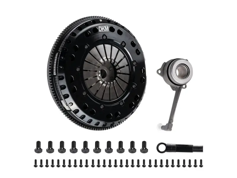 Dkm Clutch Ms Twin Disc Clutch Kit With Steel Flywheel For Vw Mk4 R32 (660 Ft/Lbs Torque) 1