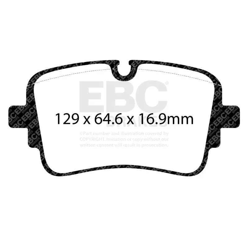 Ebc 3.0Tt Yellowstuff Rear Brake Pads For Audi A8 Quattro (D5) 2020+ 2