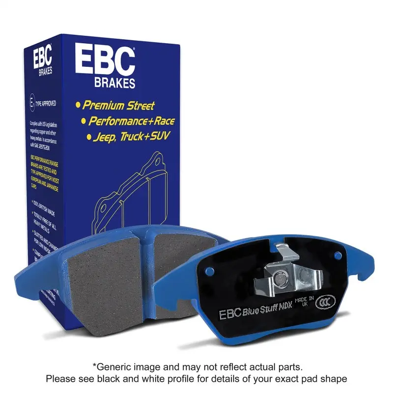 Ebc 94-98 Ford Mustang 3.8 Bluestuff Rear Brake Pads 2