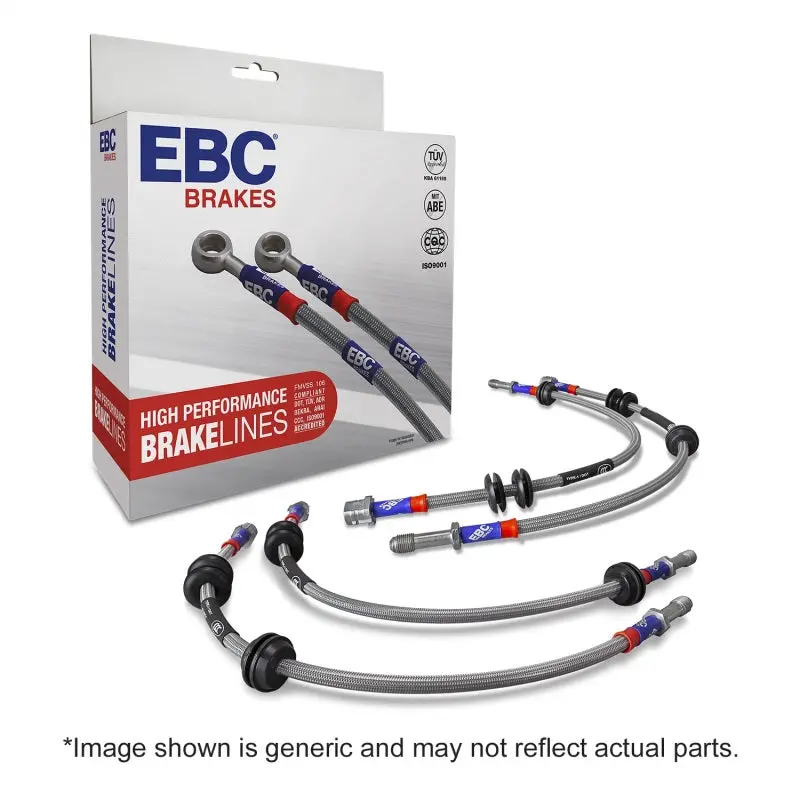 Ebc 99-04 Ford Mustang Cobra (4Th Gen) 4.6L Stainless Steel Brake Line Kit 2