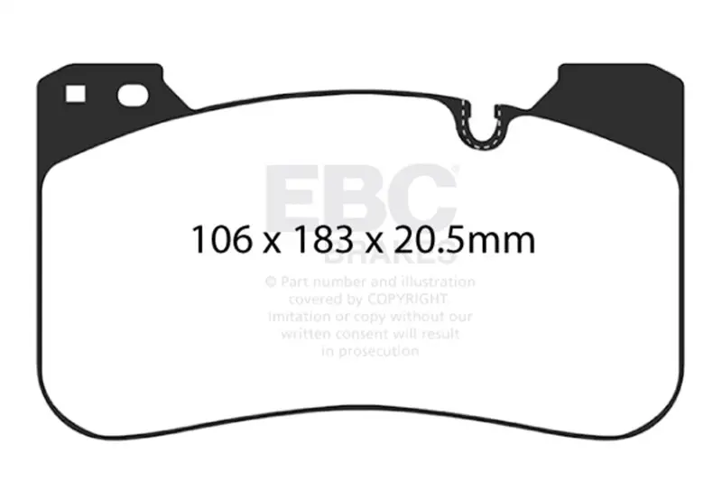 Ebc Bluestuff Front Brake Pads For 2018+ Bmw M5 F90 1