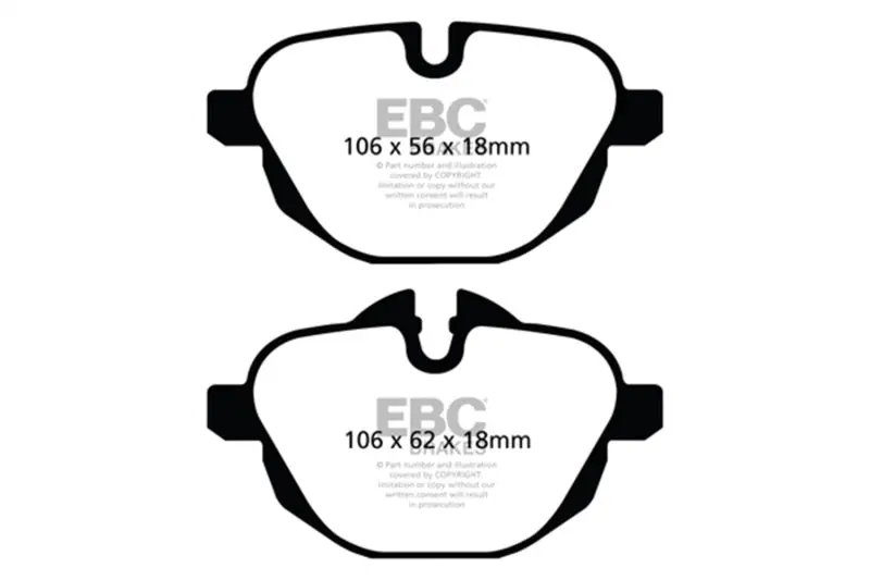 Ebc Bluestuff Rear Brake Pads For 14-20 Bmw I8 1