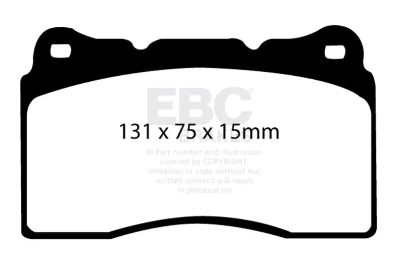 Ebc Greenstuff Front Brake Pads For 04-08 Acura Tl 3.2 Manual Brembo 1