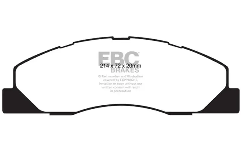 Ebc Greenstuff Front Brake Pads For 09-11 Dodge Ram 2500 5.7 2Wd/4Wd 2
