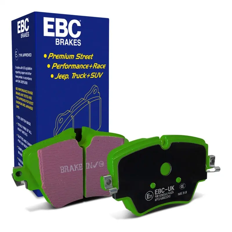 Ebc Greenstuff Front Brake Pads High Performance 600 Degree Heat Capacity 2017+ Mini Cooper Countryman F60 15L Turbo 1